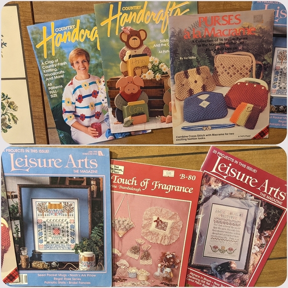 Lot of vtg craft magazines with patterns - Picture 3 of 3